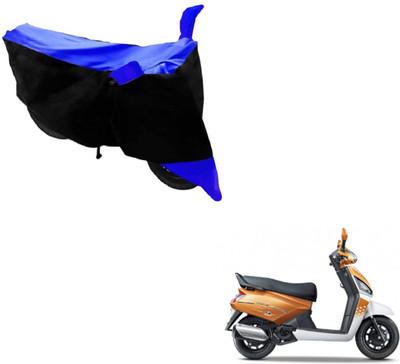 Flipkart SmartBuy Two Wheeler Cover for Mahindra(Gusto, Black, Blue)