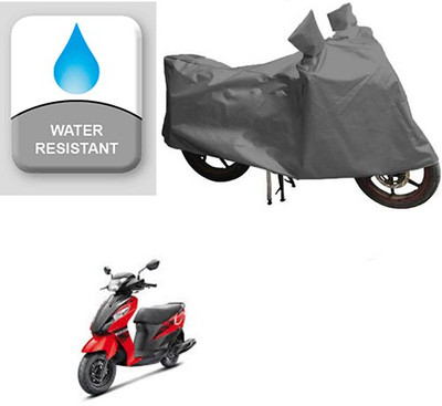 RPSENTTERPR Waterproof Two Wheeler Cover for Suzuki(Let's, Grey)