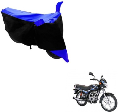 Flipkart SmartBuy Two Wheeler Cover for Bajaj(CT100, Black, Blue)