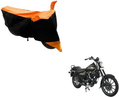 AUTYLE Two Wheeler Cover for Bajaj(Avenger 220 Street, Black, Orange)