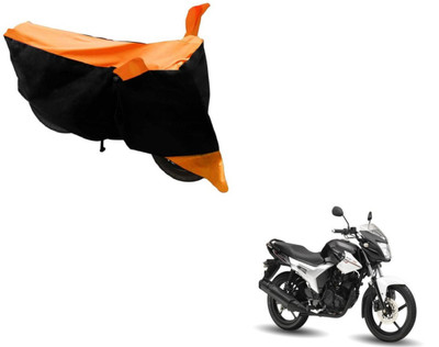Flipkart SmartBuy Two Wheeler Cover for Yamaha(SZ R, Black, Orange)