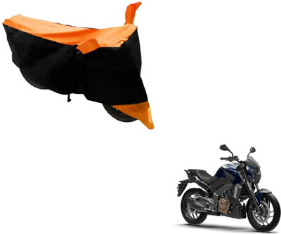MOCKHE Two Wheeler Cover for Bajaj(Dominar, Black, Orange)