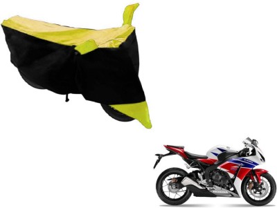 MOCKHE Two Wheeler Cover for Honda(CBR 1000RR, Black, Yellow)