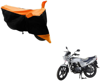 MOCKHE Two Wheeler Cover for LML(Freedom, Black, Orange)
