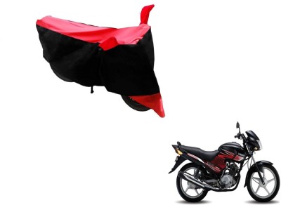 NIKS Two Wheeler Cover for Yamaha(YBR 125, Black, Red)