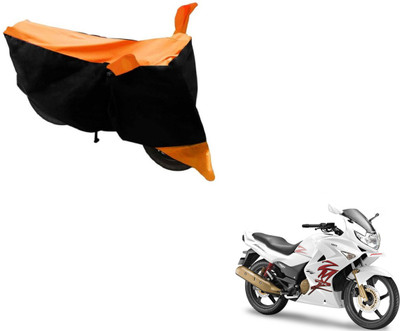 MOCKHE Two Wheeler Cover for Hero(Karizma ZMR, Black, Orange)