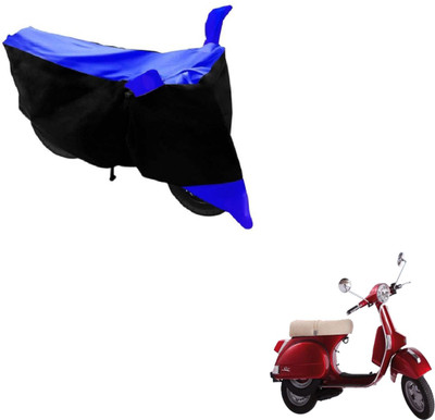 MOCKHE Two Wheeler Cover for LML(Star Euro, Black, Blue)