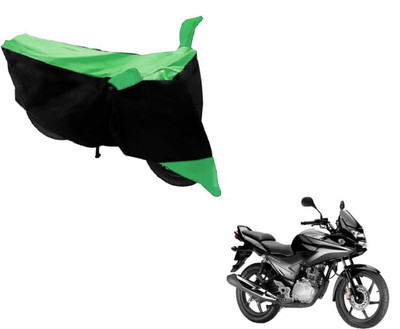MOCKHE Two Wheeler Cover for Honda(CBF, Black, Green)
