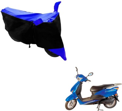 Flipkart SmartBuy Two Wheeler Cover for Hero(E Scoot, Black, Blue)