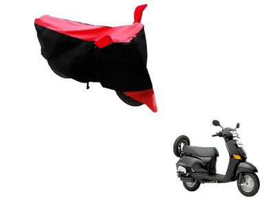 Flipkart SmartBuy Two Wheeler Cover for Honda(Black, Red)