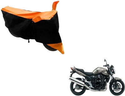 NIKS Two Wheeler Cover for Suzuki(Bandit, Black, Orange)