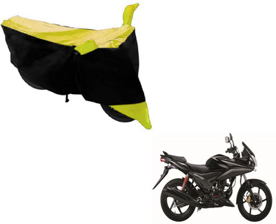Flipkart SmartBuy Two Wheeler Cover for Honda(CBF Stunner, Black, Yellow)