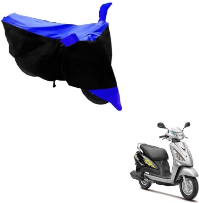 Flipkart SmartBuy Two Wheeler Cover for Suzuki(Swish, Black, Blue)