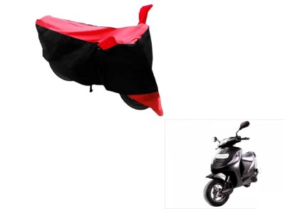 Amanzo Two Wheeler Cover for Mahindra(Kine, Black, Red)