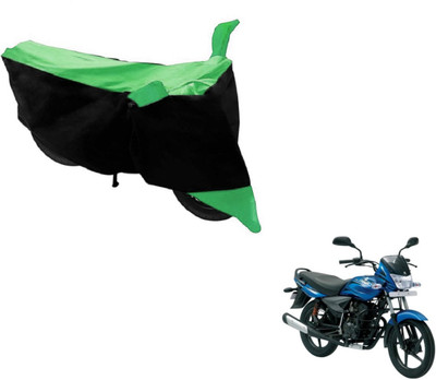 MOCKHE Two Wheeler Cover for Bajaj(Platina, Black, Green)