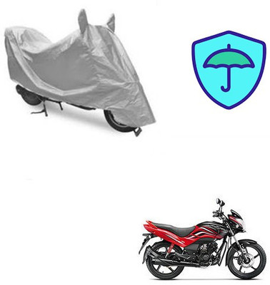 Atulit enterprises Waterproof Two Wheeler Cover for Honda(Passion Xpro, Silver)