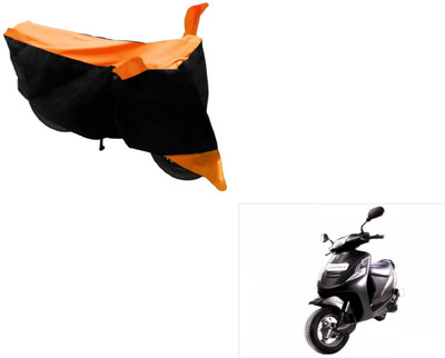 Flipkart SmartBuy Two Wheeler Cover for Mahindra(Kine, Black, Orange)