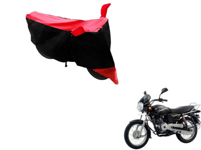 Amanzo Two Wheeler Cover for Bajaj(Boxer, Black, Red)