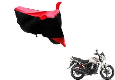 MOCKHE Two Wheeler Cover for Suzuki(Sling Shot Plus, Black, Red)