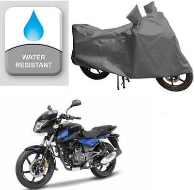 RPSENTTERPR Waterproof Two Wheeler Cover for Bajaj(Pulsar 150 DTS-i, Grey)