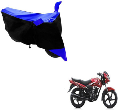 NIKS Two Wheeler Cover for TVS(Sport, Black, Blue)