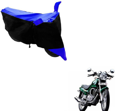 Amanzo Two Wheeler Cover for TVS(Fiero F2, Black, Blue)