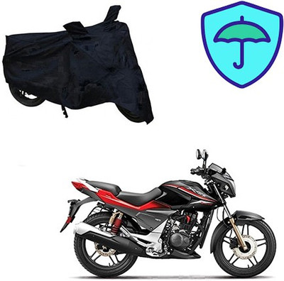 Feel heaven Two Wheeler Cover for Hero(CBZ Extreme, Black)