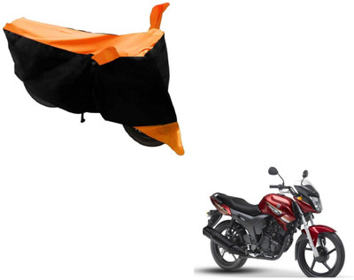 Flipkart SmartBuy Two Wheeler Cover for Yamaha(SZ X, Black, Orange)