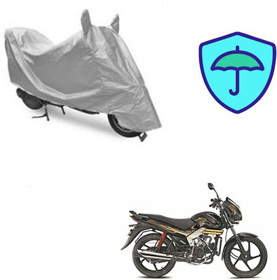 Atulit enterprises Waterproof Two Wheeler Cover for Mahindra(Centuro, Silver)
