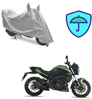 RPSENTTERPR Waterproof Two Wheeler Cover for Bajaj(Dominar, Silver)