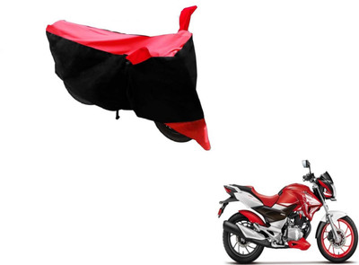 MOCKHE Two Wheeler Cover for Hero(Xtreme, Black, Red)