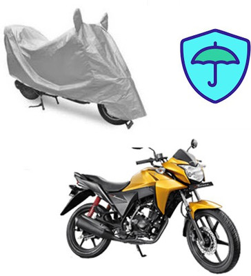 Atulit enterprises Waterproof Two Wheeler Cover for Honda(CB Twister, Silver)