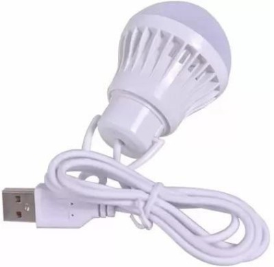 RRHR SALES usb bulb USB LED Bulb 5 Watt 6 Volts Bright Light Reading Lamp for Outdoor Camping Used with Any Laptop, PC, Power Bank & Smart Phone Led Light 1 USB BULB Led Light(White)