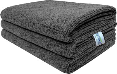 SOFTSPUN Microfiber Vehicle Washing  Cloth(Pack Of 3, 340 GSM)