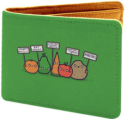 IDEOL Men Multicolor Canvas Wallet(5 Card Slots)