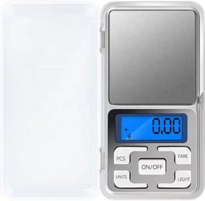 Glancing Digital Pocket Scale 0.01G To 200G For Kitchen Jewellery, Gold, Silver, Platinum Weighing weight machine Weighing Scale(Silver)