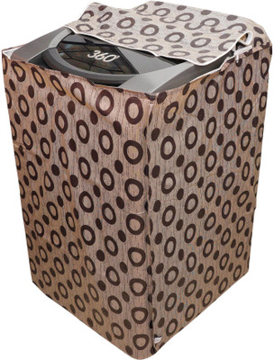 MW PRINTS Top Loading Washing Machine  Cover(Width: 56 cm, Beige, Brown)