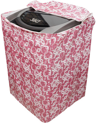 MW PRINTS Top Loading Washing Machine  Cover(Width: 56 cm, Pink)