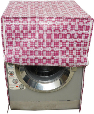 MW PRINTS Front Loading Washing Machine  Cover(Width: 56 cm, Pink)