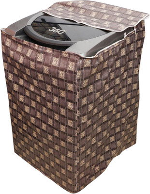 MW PRINTS Top Loading Washing Machine  Cover(Width: 56 cm, Brown)