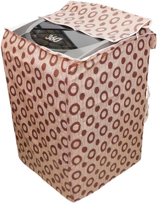 MW PRINTS Top Loading Washing Machine  Cover(Width: 56 cm, Brown)