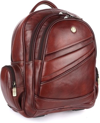 Hammonds Flycatcher Genuine Leather Travel /Office 30 L Laptop Backpack(Brown)