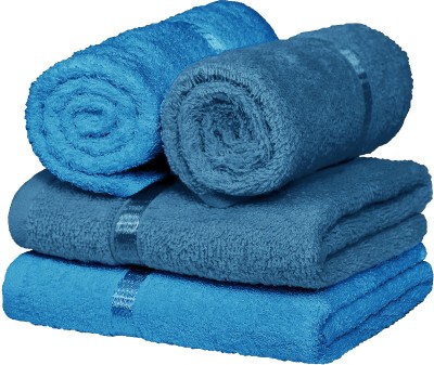 Story@home Terry Cotton 450 GSM Hand Towel Set(Pack of 4)