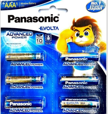 Panasonic AAA EVOLTA ADVANCED POWER ALKALINE BATTERY PACK OF 6  Battery(Pack of 6)