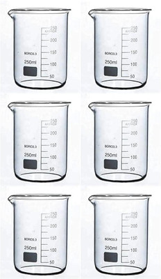 Spylx 250 ml Measuring Beaker(Pack of 6)