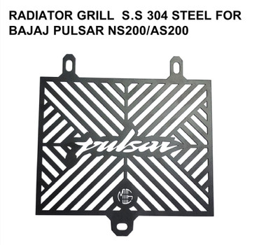 imad RADIATOR GRILL S.S.304 STEEL FOR PULSAR NS200/AS200 Bike Radiator Guard(Bajaj)