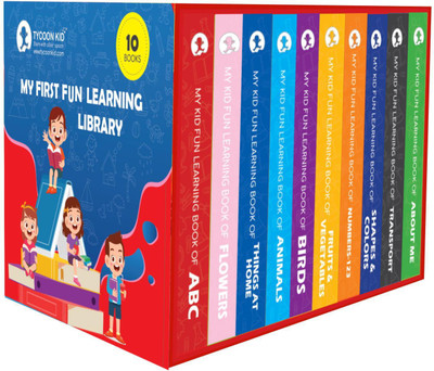 My Kid First Fun Learning Library : Boxset of 10 Board Books for kids(BOARD BOOK, TEAM TYCOON KID)