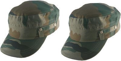 poshing Solid Sports/Regular Cap Cap(Pack of 2)