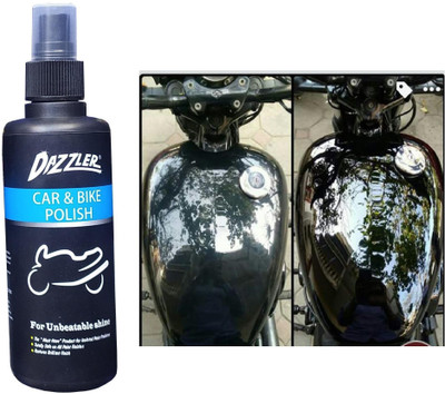 MOTEXO Liquid Car Polish for Dashboard, Leather, Metal Parts, Chrome Accent, Exterior, Headlight(200 ml)