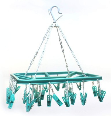 Cosmos Pure version plastic 32 CLIPS PEG HANGING DRYER BEST FOR SMALL INNER GARMENTS AND INFANT/BABY CLOTHES Plastic Cloth Clips(Multicolor) Cosmos Pure version plastic 32 CLIPS PEG HANGING DRYER BEST FOR SMALL INNER GARMENTS AND INFANT/BABY CLOTHES Plastic Cloth Clips(Multicolor)